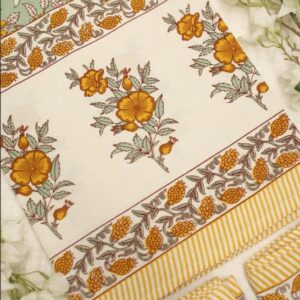 Bedsheets - Queen handblock printed bedsheets HBQ